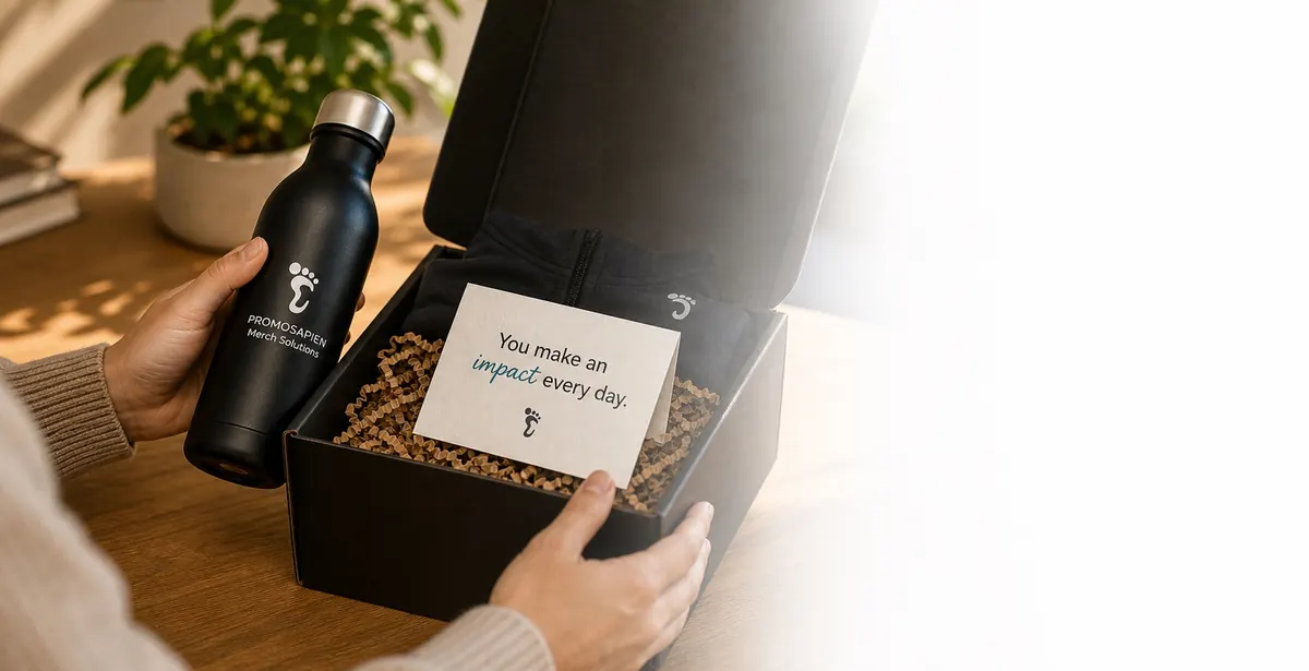 Curated gift moment for corporate retreat